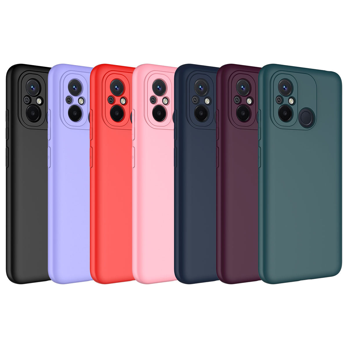 Xiaomi Redmi 12C Kılıf Zore Mara Lansman Kapak Koyu Yeşil