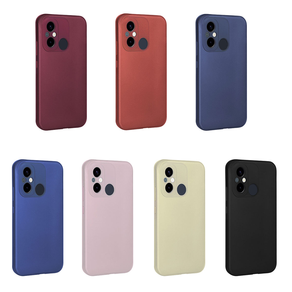 Xiaomi Redmi 12C Kılıf Zore Premier Silikon Kapak Gold