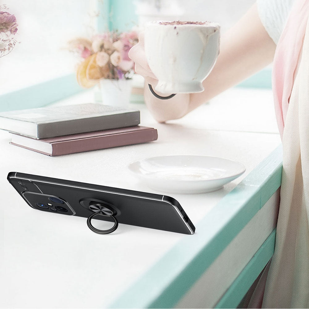 Xiaomi Redmi 12C Kılıf Zore Ravel Silikon Kapak Mavi