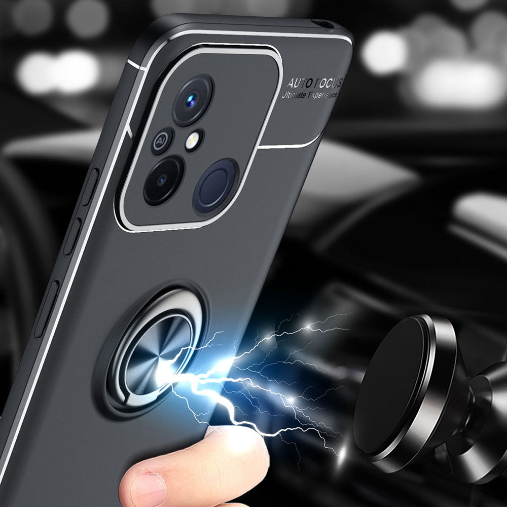 Xiaomi Redmi 12C Kılıf Zore Ravel Silikon Kapak Mavi