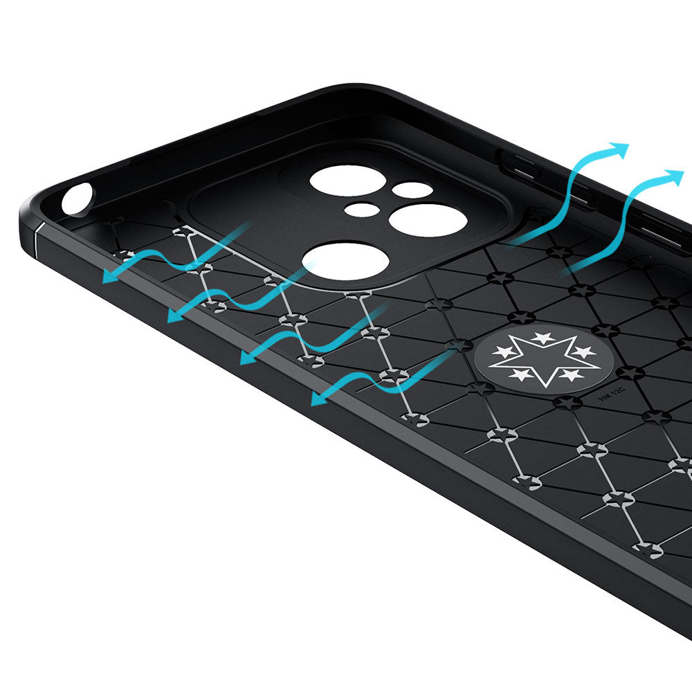 Xiaomi Redmi 12C Kılıf Zore Ravel Silikon Kapak Mavi