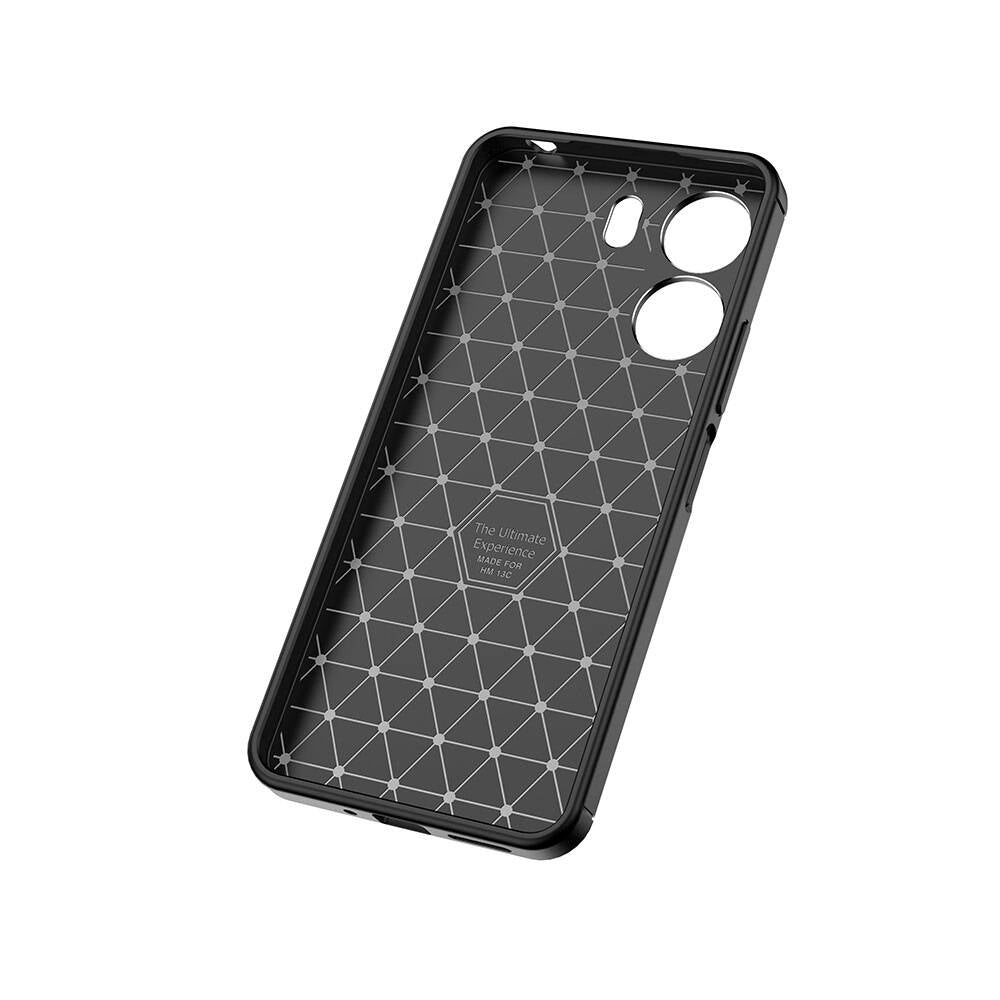 Xiaomi Redmi 13C Kılıf Zore Negro Silikon Kapak Siyah