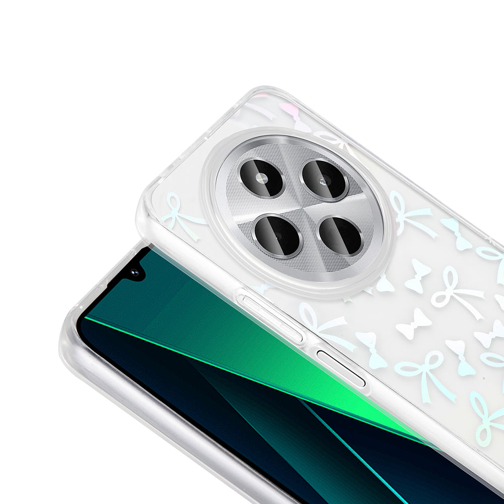 Xiaomi Redmi 14C 4G Kılıf Şeffaf Figürlü Zore Folk Sert Kapak Fiyonk