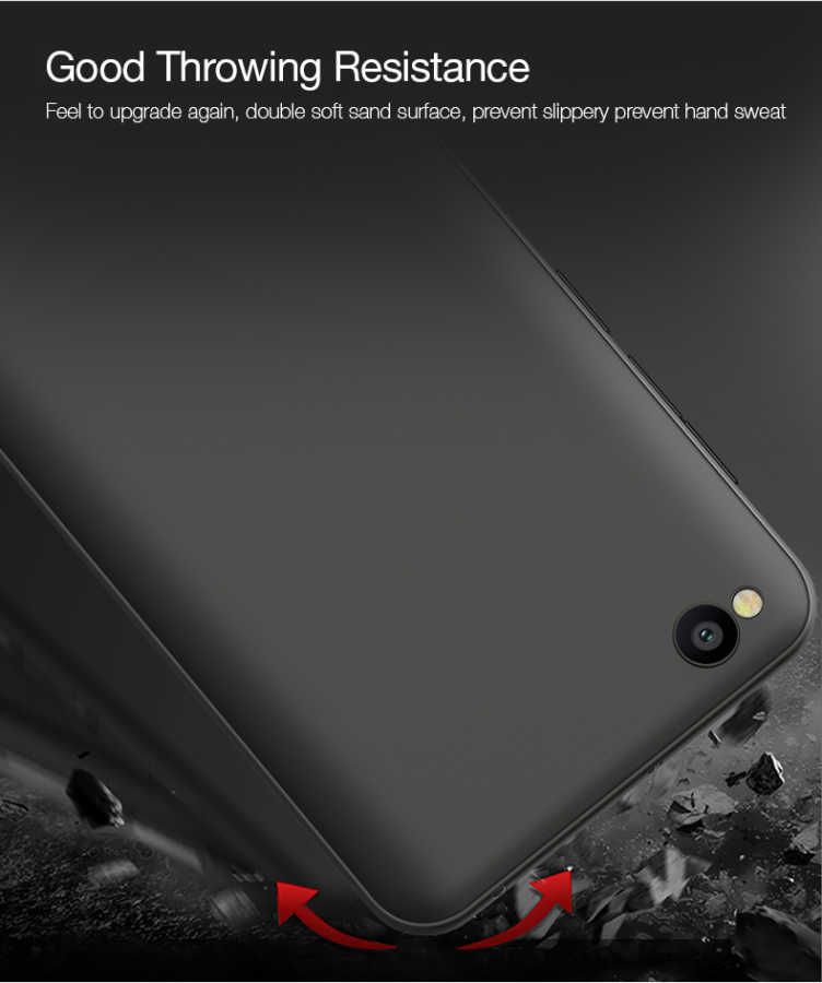 Xiaomi Redmi 4A Kılıf Zore İmax Silikon Kamera Korumalı Kırmızı
