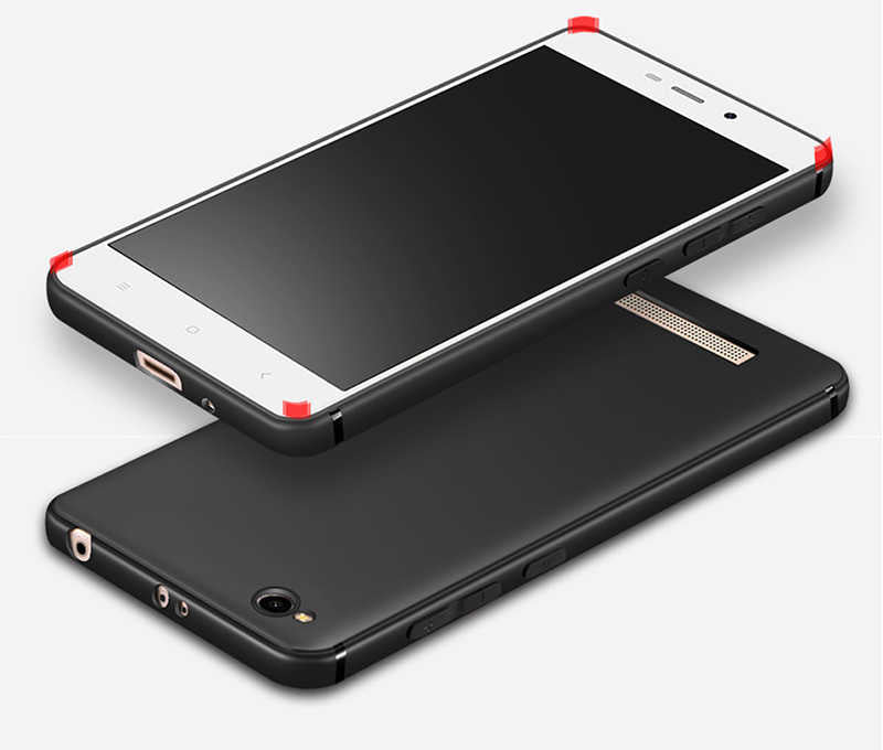 Xiaomi Redmi 4A Kılıf Zore İmax Silikon Kamera Korumalı Kırmızı