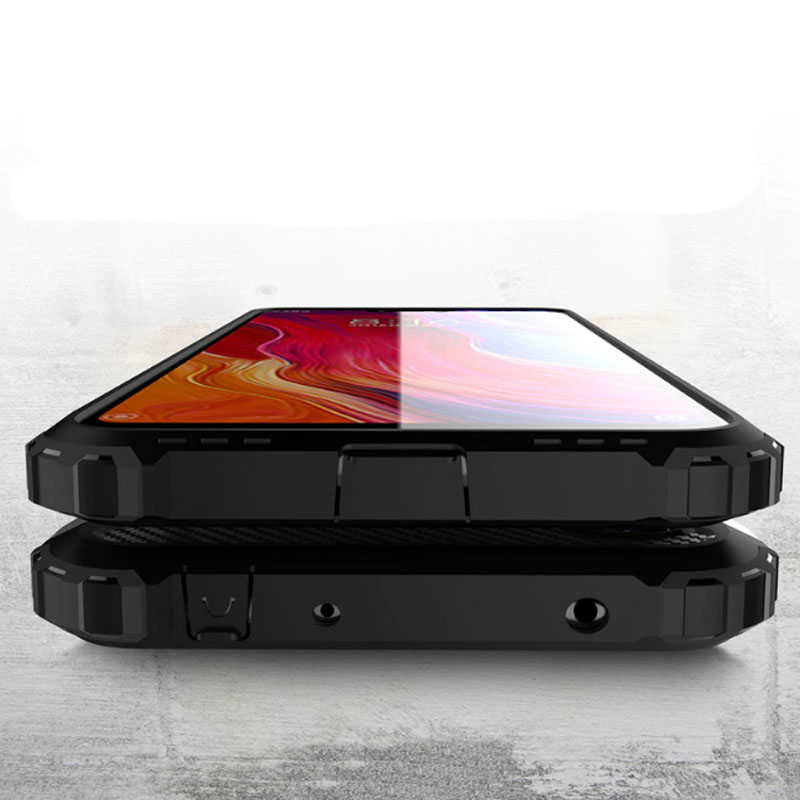 Xiaomi Redmi 6 Kılıf Zore Crash Silikon Kapak Kırmızı
