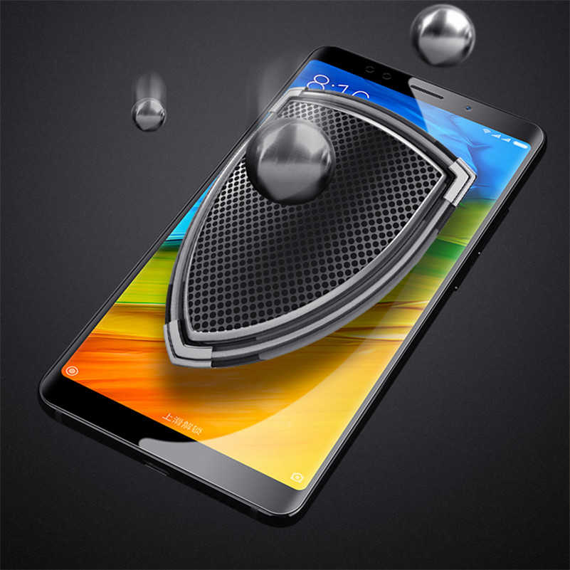 Xiaomi Mi 6X Zore Kenarları Kırılmaya Dayanıklı Cam Ekran Koruyucu Siyah