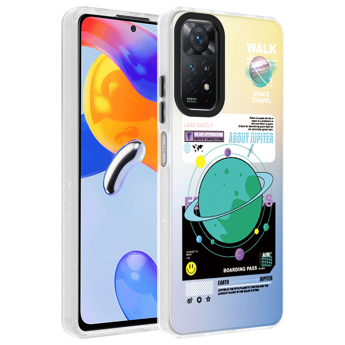 Xiaomi Redmi Note 11 Pro 5G Kılıf Desenli Zore Dragon Sert Kapak Gezegen