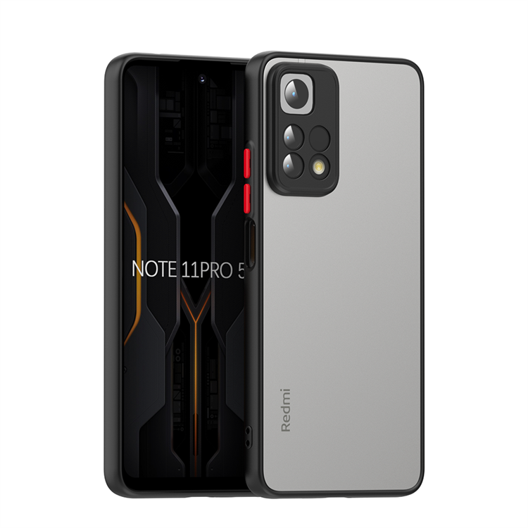 Xiaomi Redmi Note 11 Pro 5G Kılıf Zore Hux Kapak Lacivert