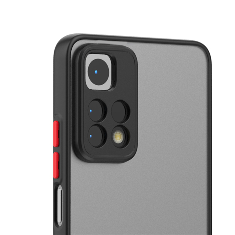 Xiaomi Redmi Note 11 Pro 5G Kılıf Zore Hux Kapak Lacivert