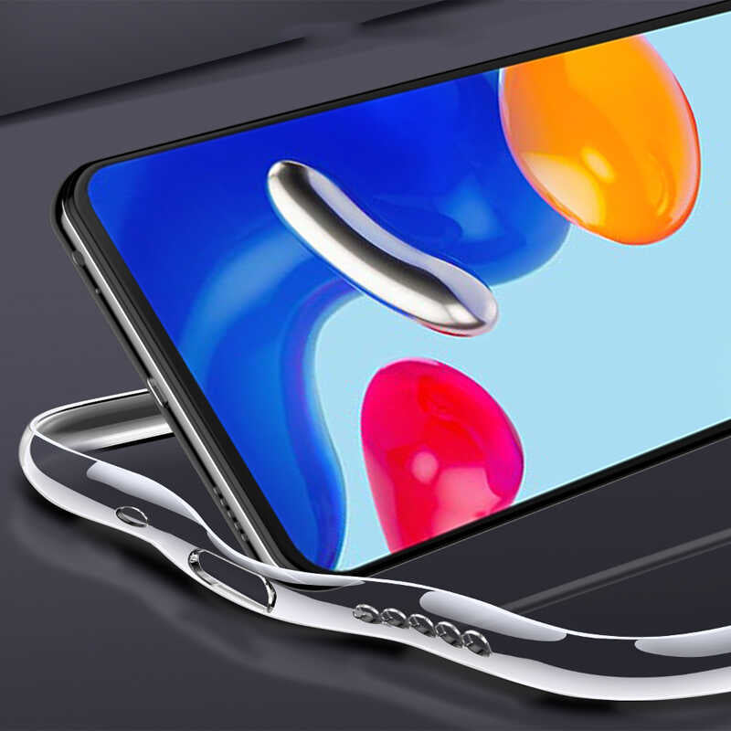 Xiaomi Redmi Note 11 Pro 5G Kılıf Zore Kamera Korumalı Süper Silikon Kapak Renksiz