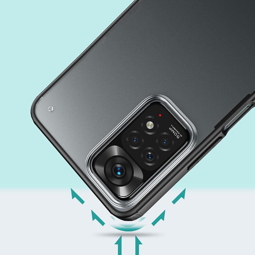 Xiaomi Redmi Note 11 Pro 5G Kılıf Zore Volks Kapak Siyah