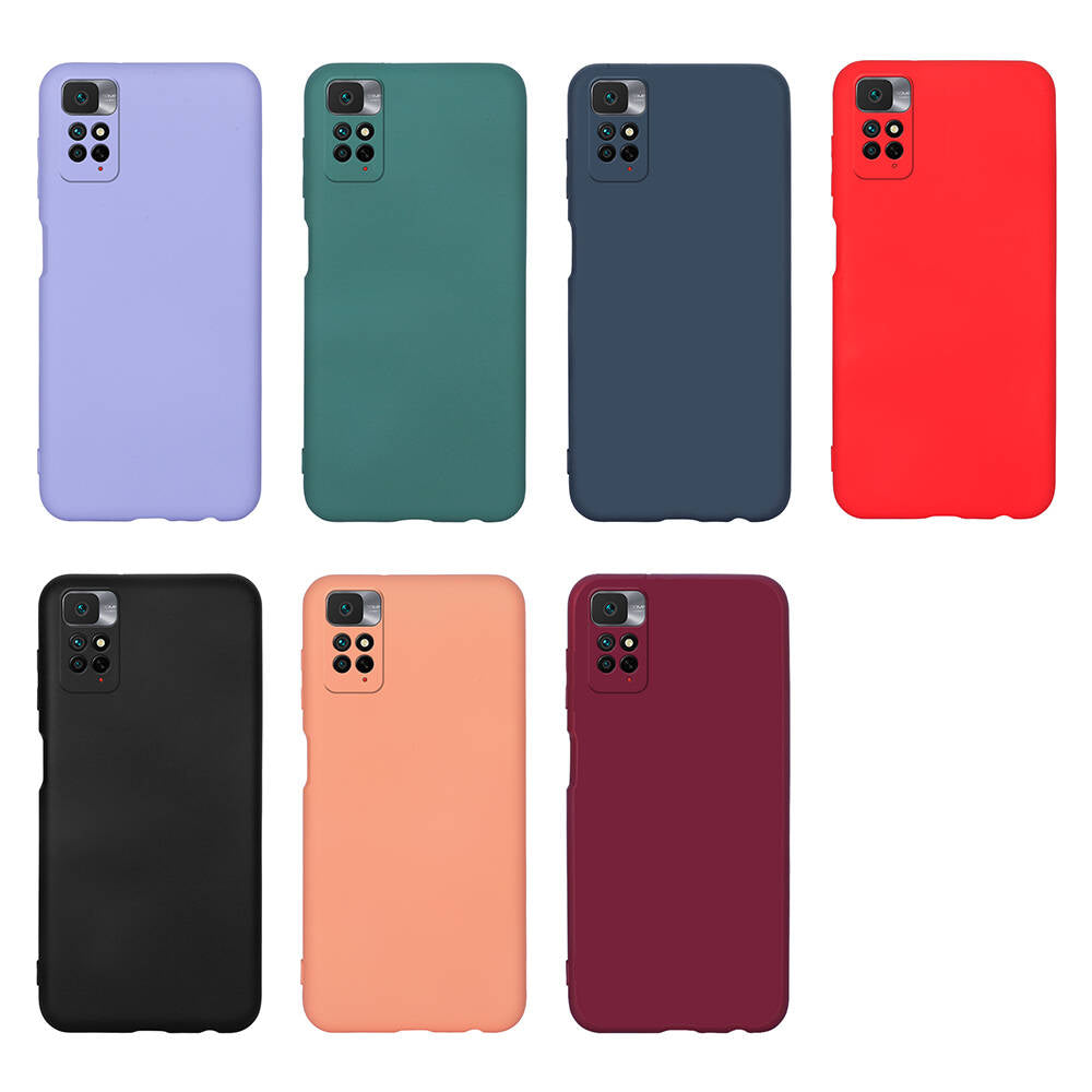 Xiaomi Redmi Note 11 Pro Plus 5G Kılıf Zore Mara Lansman Kapak Kırmızı