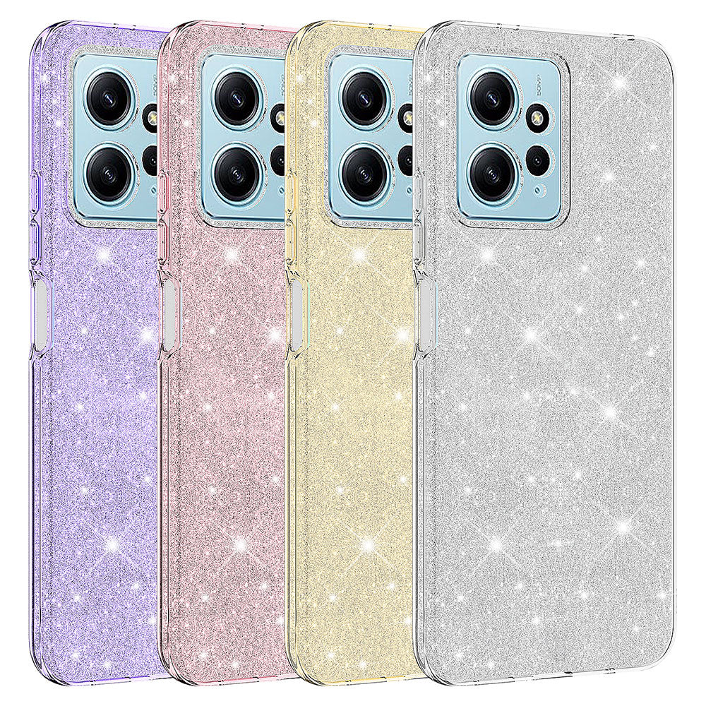 Xiaomi Redmi Note 12 4G Kılıf Zore Shining Silikon Gold
