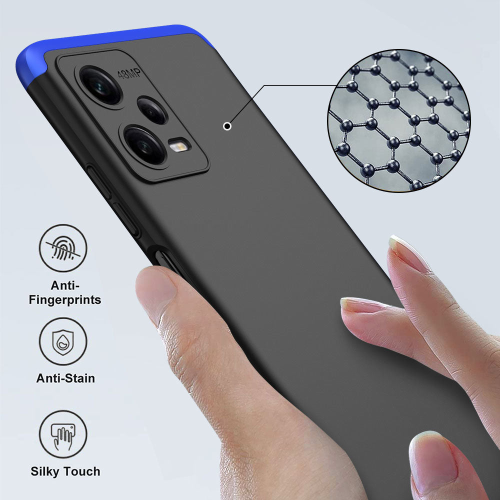 Xiaomi Redmi Note 12 5G Kılıf Zore Ays Kapak Siyah
