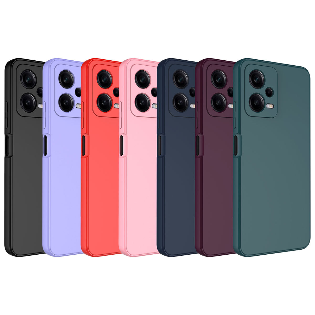 Xiaomi Redmi Note 12 5G Kılıf Zore Mara Lansman Kapak Lila