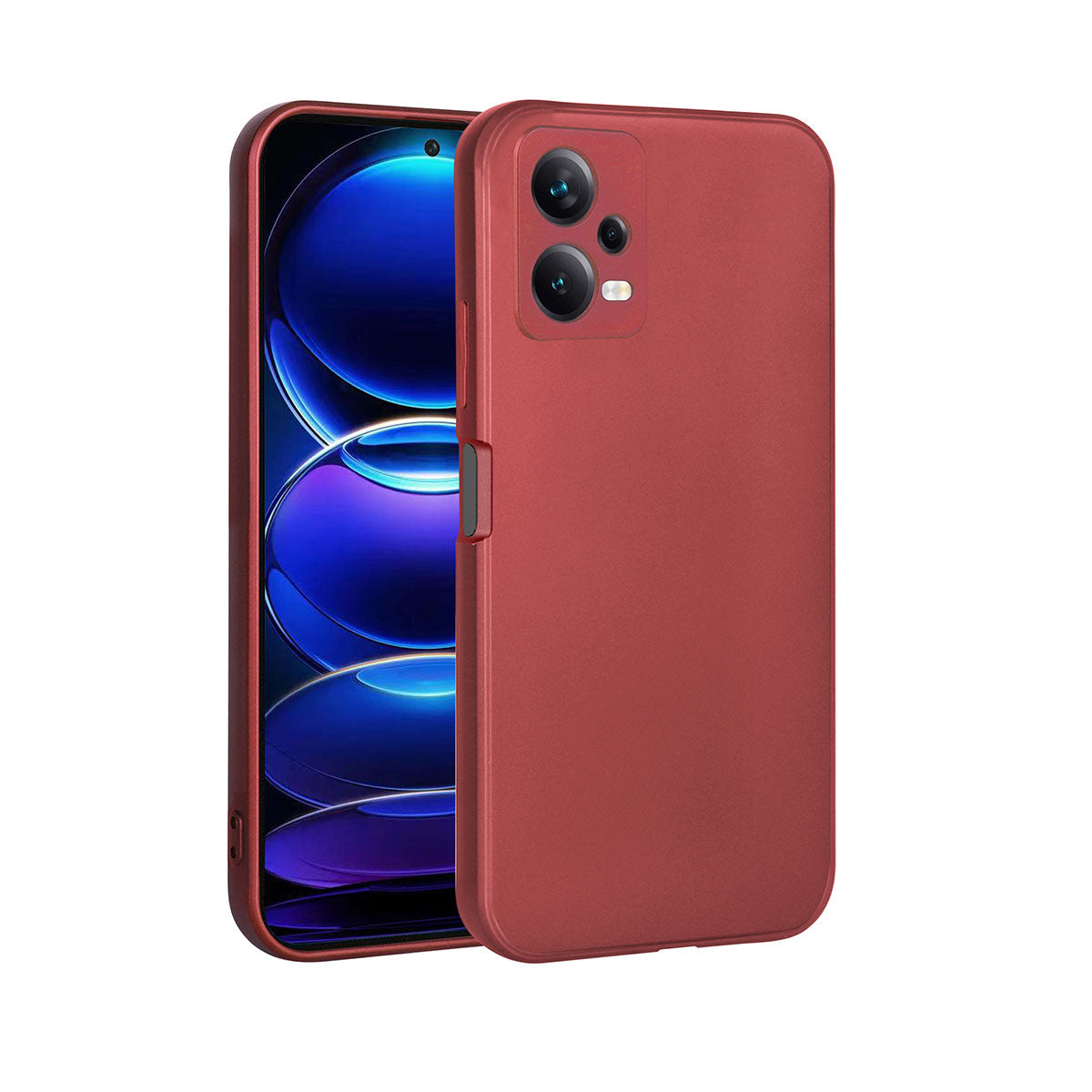 Xiaomi Redmi Note 12 5G Kılıf Zore Premier Silikon Kapak Saks Mavi