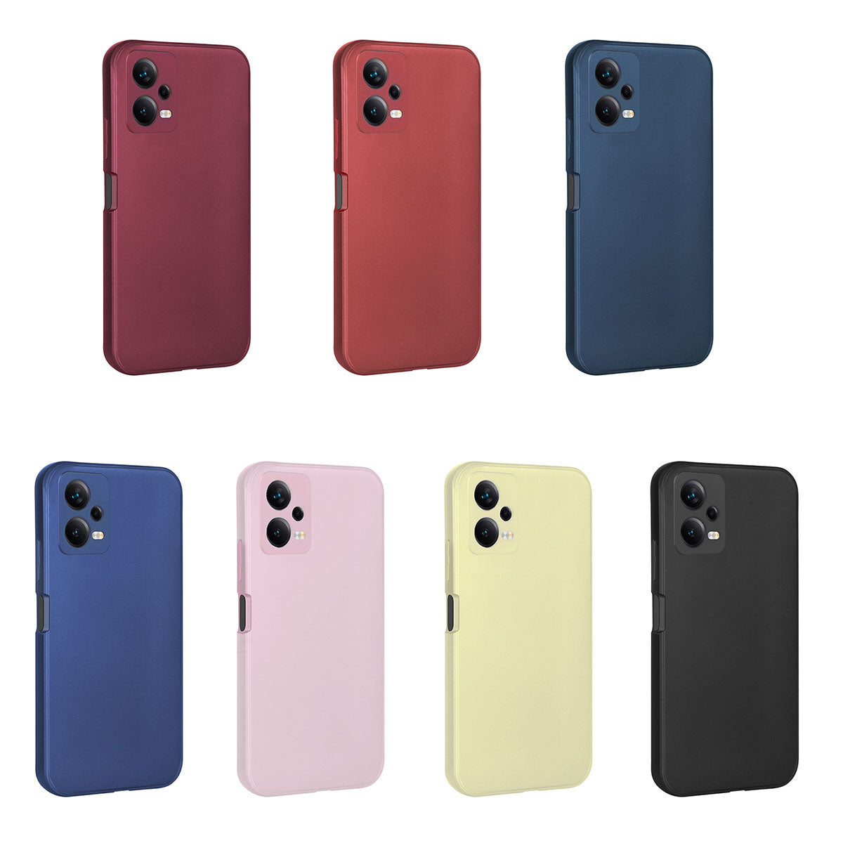 Xiaomi Redmi Note 12 5G Kılıf Zore Premier Silikon Kapak Saks Mavi