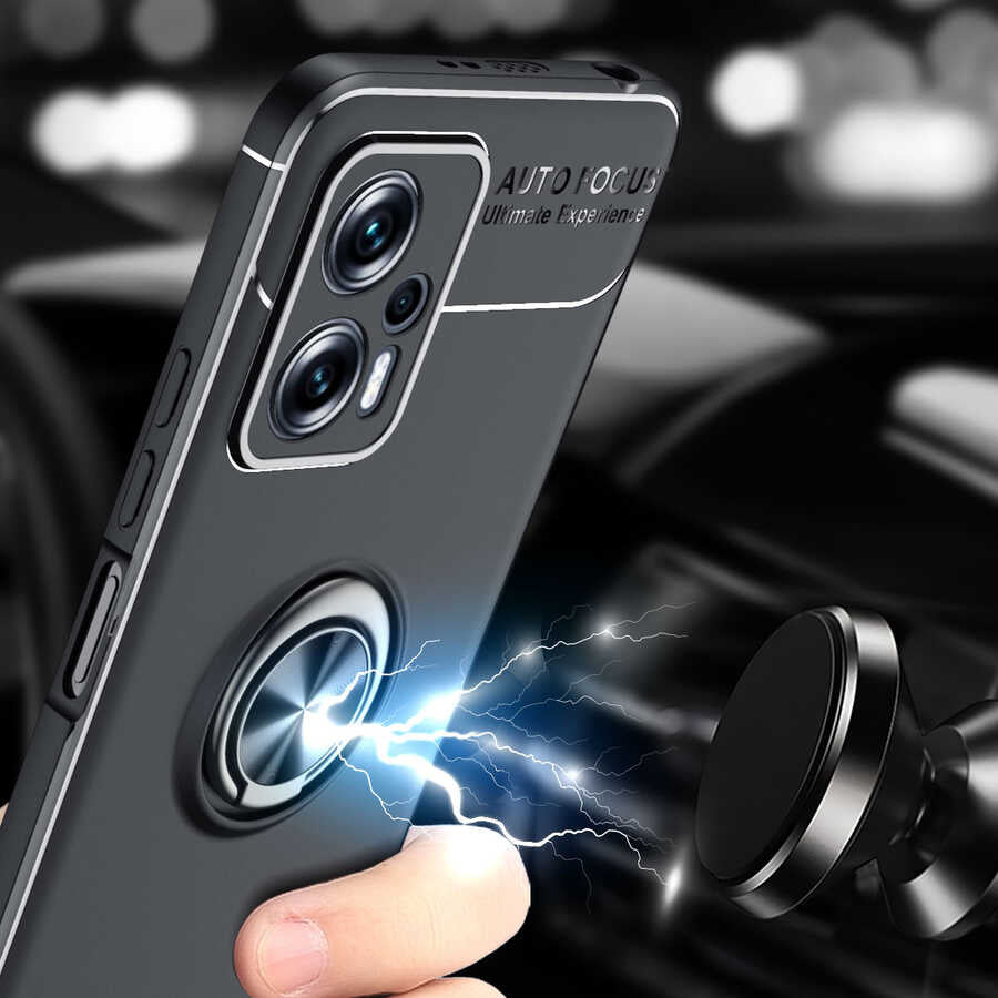 Xiaomi Redmi Note 12 5G Kılıf Zore Ravel Silikon Kapak Mavi