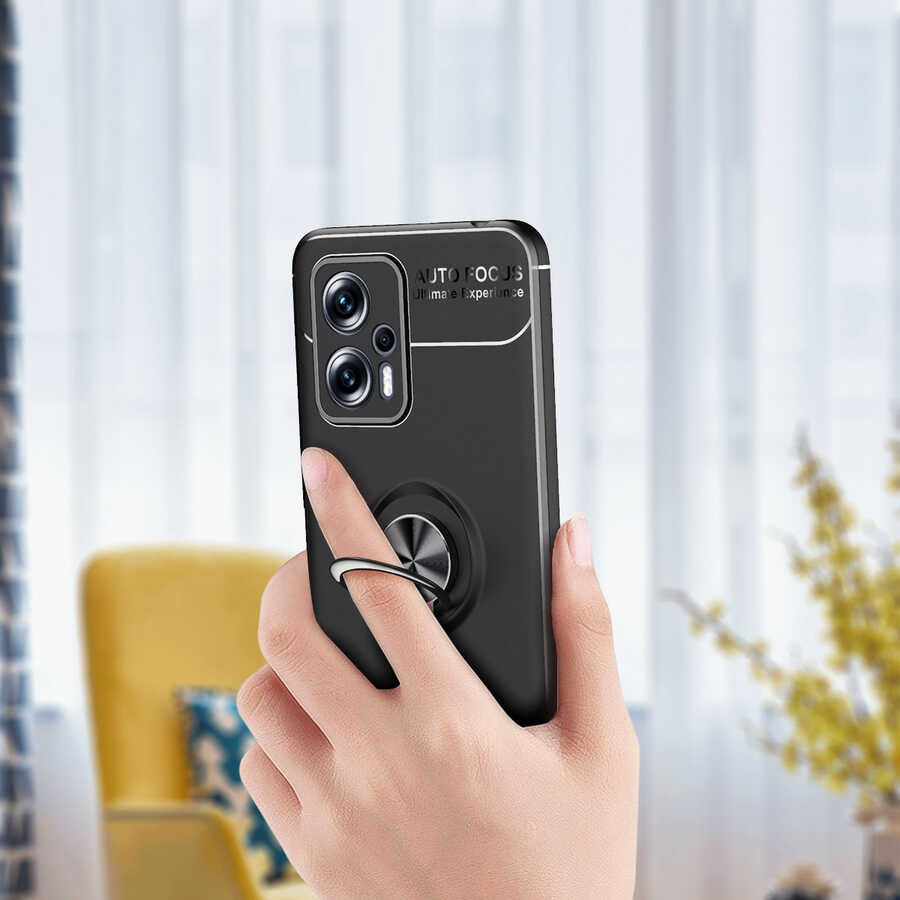 Xiaomi Redmi Note 12 5G Kılıf Zore Ravel Silikon Kapak Mavi