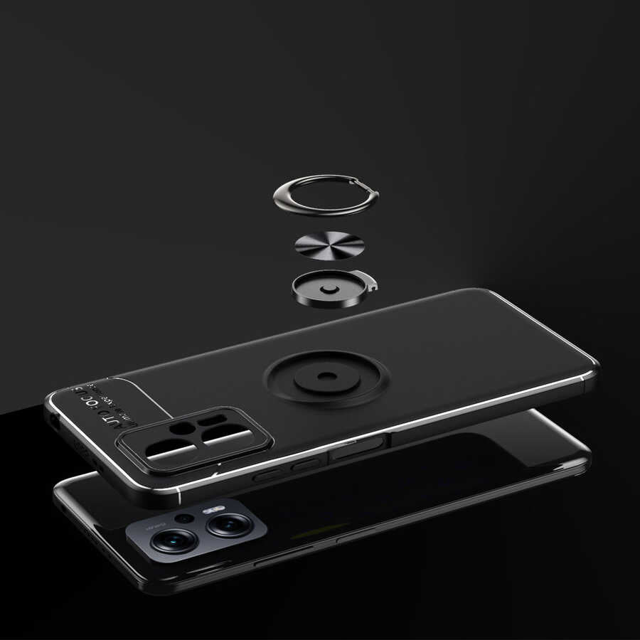 Xiaomi Redmi Note 12 5G Kılıf Zore Ravel Silikon Kapak Mavi