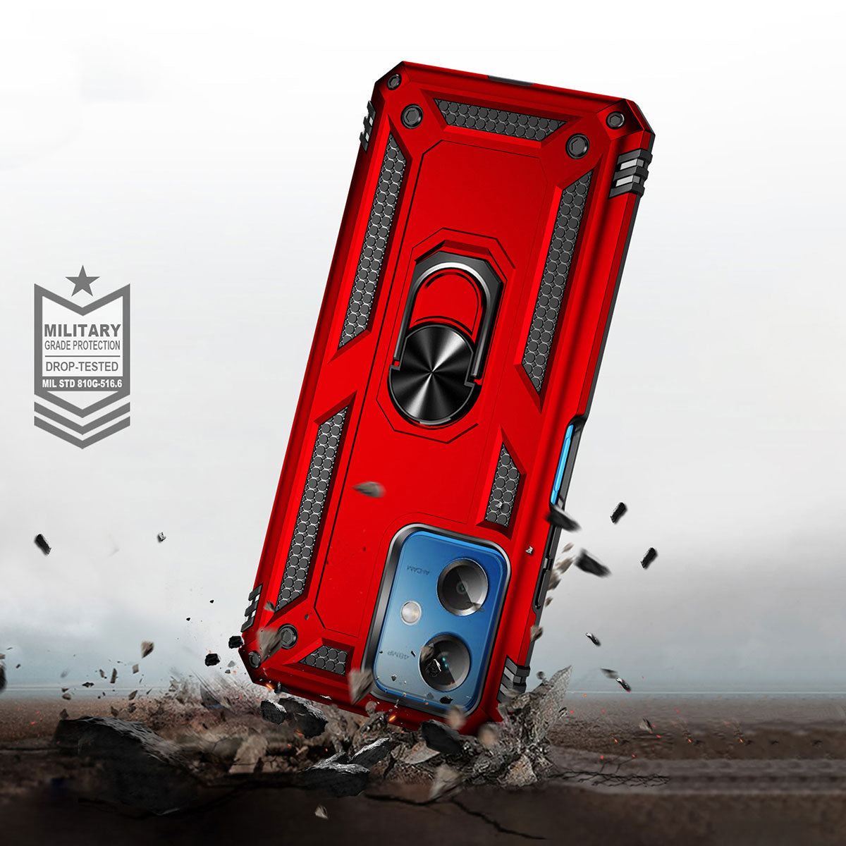 Xiaomi Redmi Note 12 5G Kılıf Zore Vega Kapak Mavi