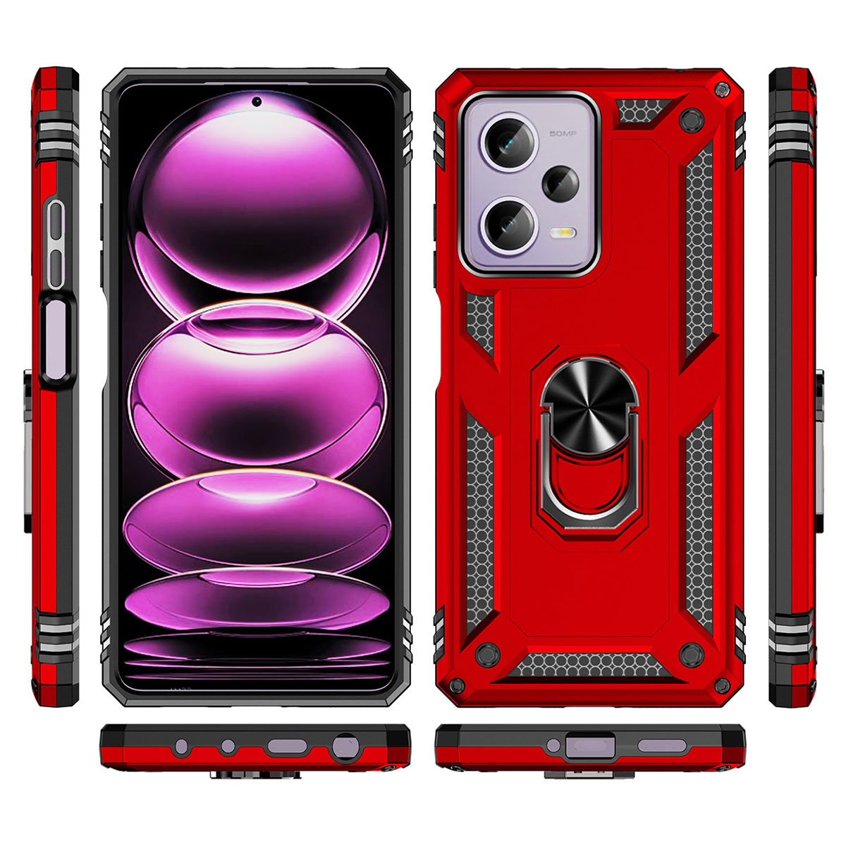 Xiaomi Redmi Note 12 Pro 5G Kılıf Zore Vega Kapak Mavi