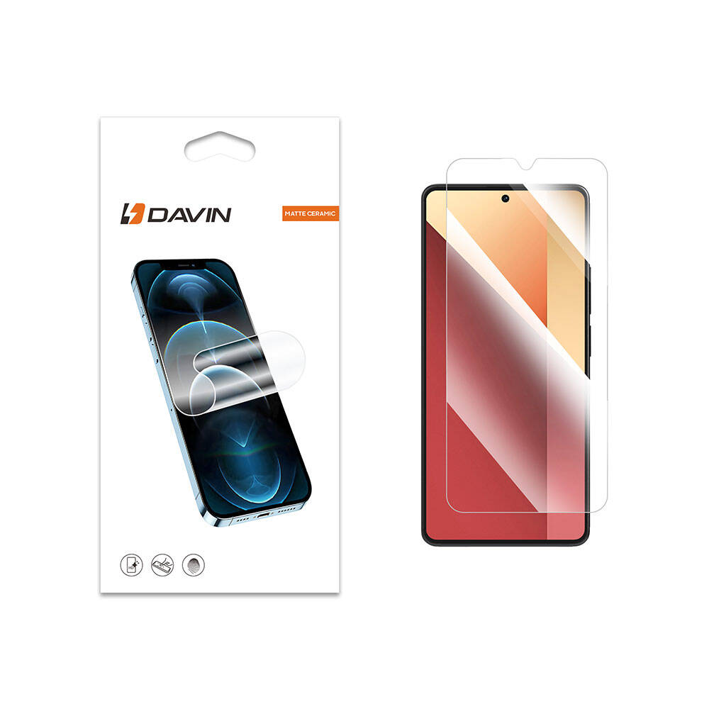 Xiaomi Redmi Note 13 Pro 5G Davin Mat Seramik Ekran Koruyucu Siyah