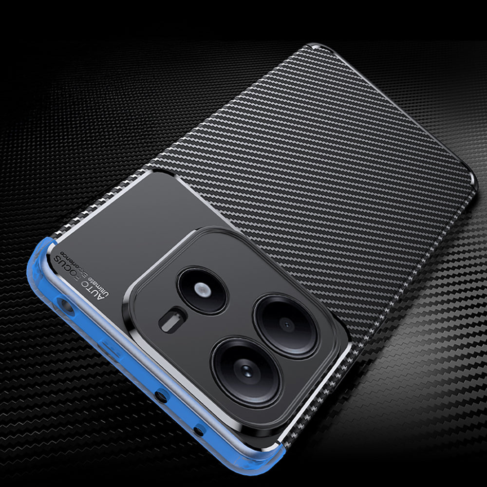 Xiaomi Redmi Note 14 Kılıf Zore Negro Silikon Kapak Siyah