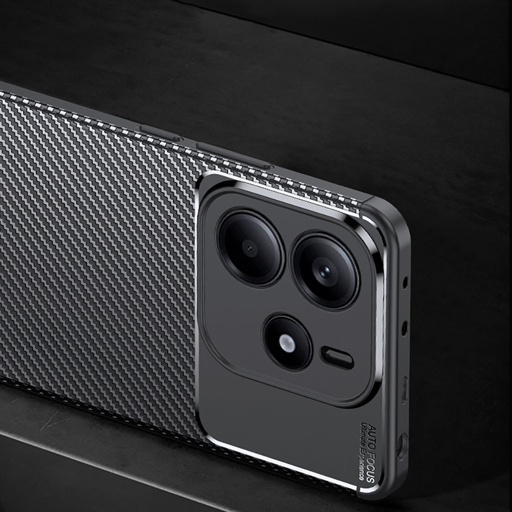 Xiaomi Redmi Note 14 Kılıf Zore Negro Silikon Kapak Siyah