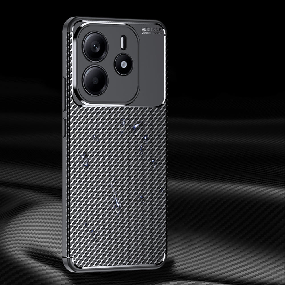 Xiaomi Redmi Note 14 Kılıf Zore Negro Silikon Kapak Siyah
