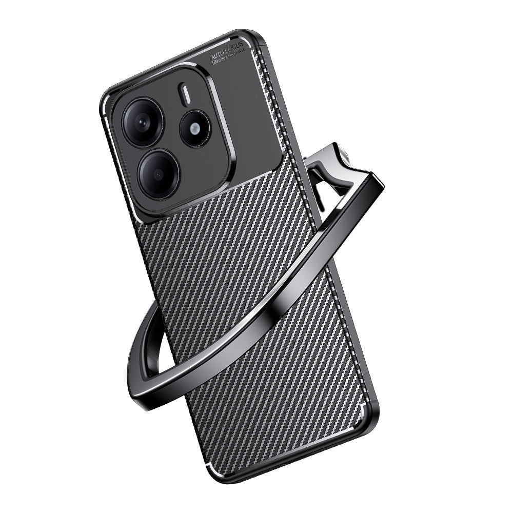 Xiaomi Redmi Note 14 Kılıf Zore Negro Silikon Kapak Siyah