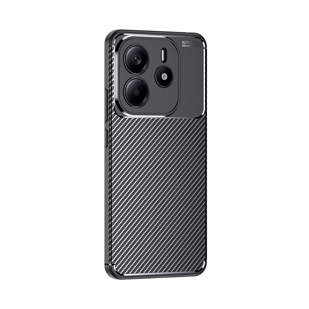 Xiaomi Redmi Note 14 Kılıf Zore Negro Silikon Kapak Siyah