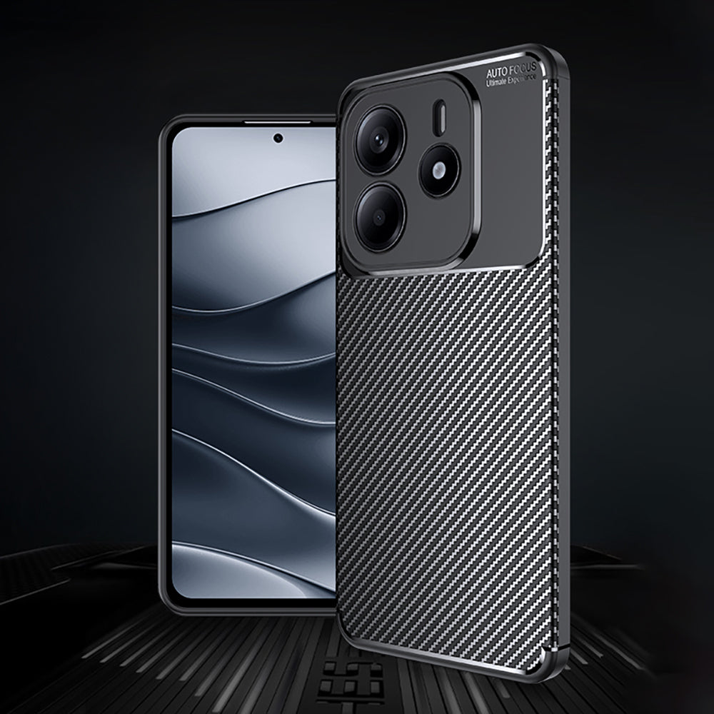 Xiaomi Redmi Note 14 Kılıf Zore Negro Silikon Kapak Siyah