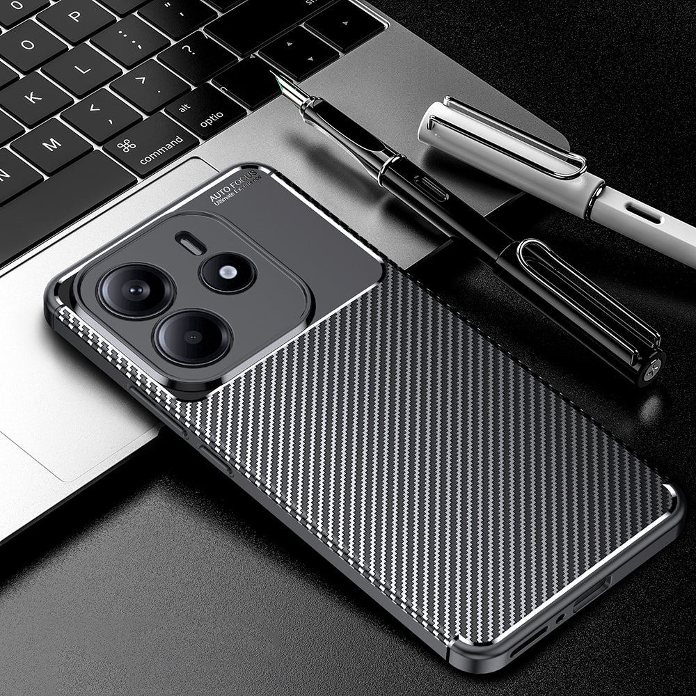 Xiaomi Redmi Note 14 Kılıf Zore Negro Silikon Kapak Siyah