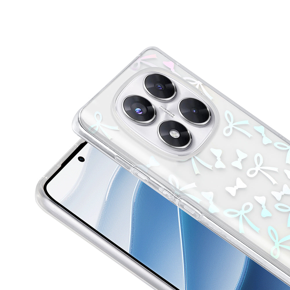 Xiaomi Redmi Note 14 Pro 4G Kılıf Şeffaf Figürlü Zore Folk Sert Kapak Kalp