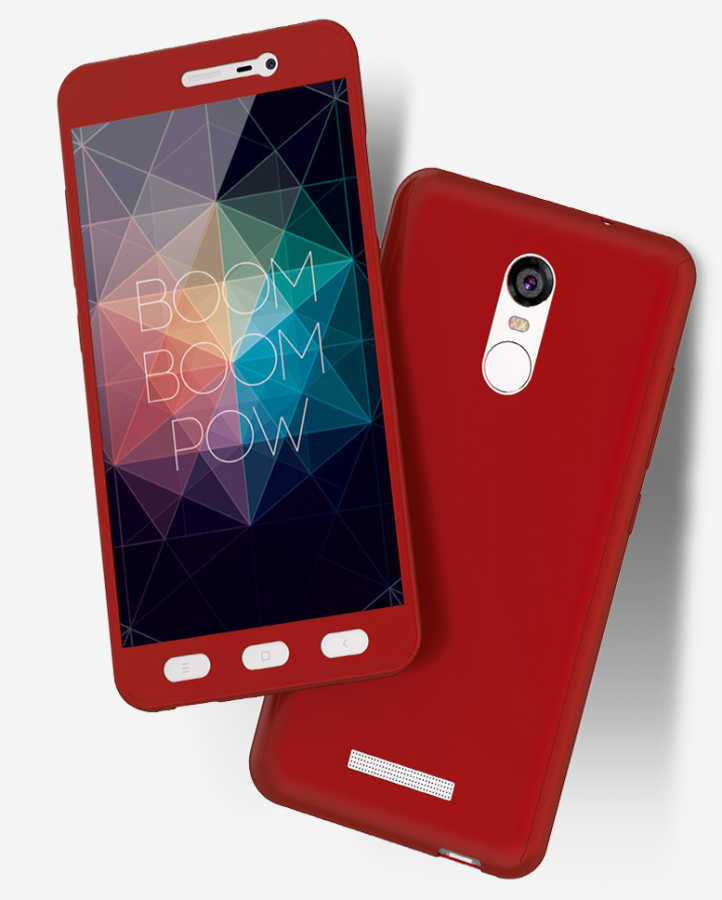 Xiaomi Redmi Note 4X Kılıf Zore 360 3 Parçalı Rubber Kapak Siyah