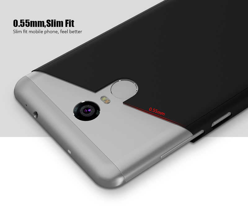 Xiaomi Redmi Note 4X Kılıf Zore 360 3 Parçalı Rubber Kapak Siyah