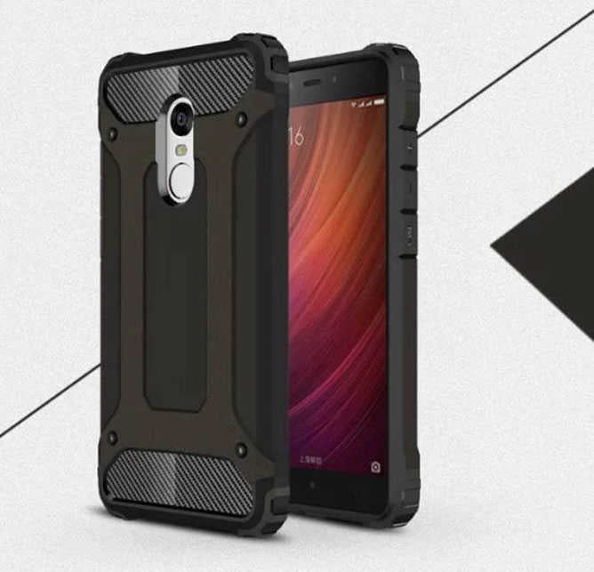 Xiaomi Redmi Note 4X Kılıf Zore Crash Silikon Kapak Siyah