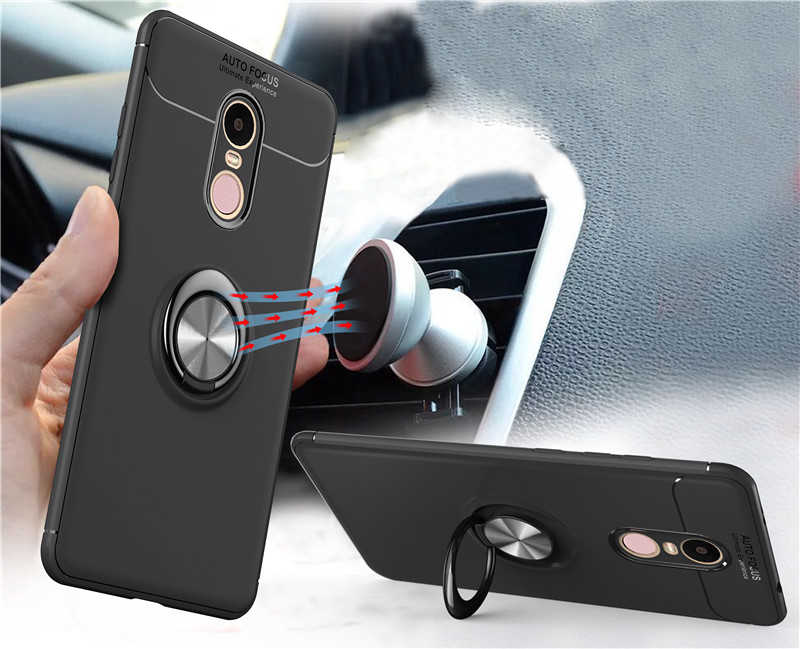 Xiaomi Redmi Note 4X Kılıf Zore Ravel Silikon Kapak Siyah-Mavi