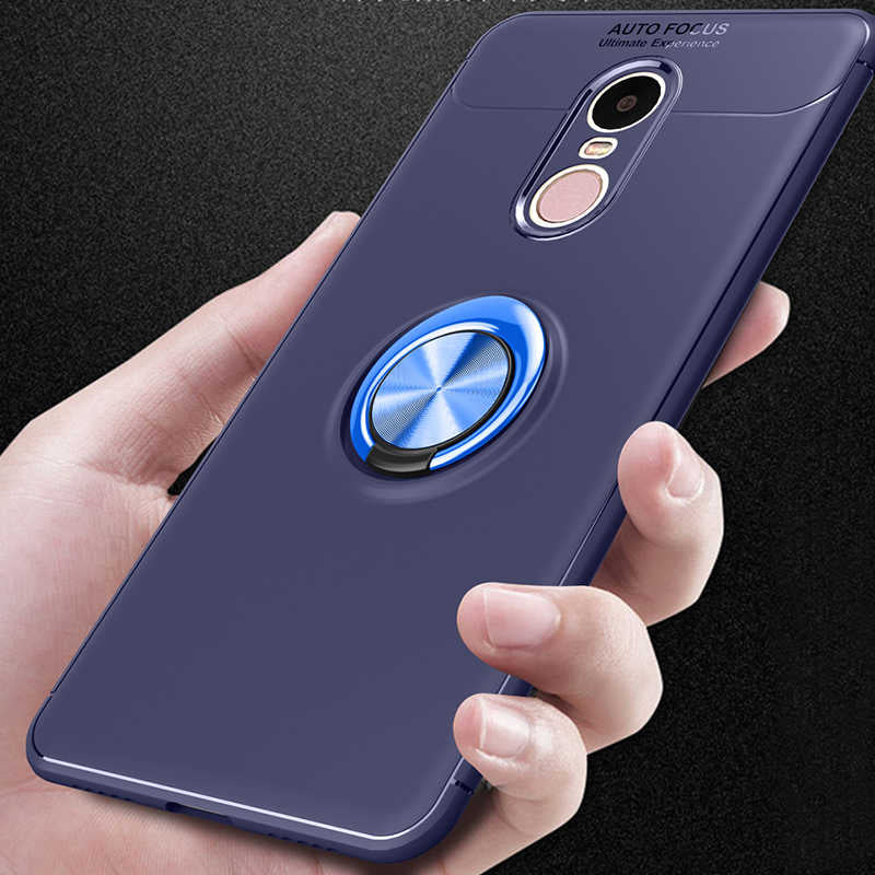 Xiaomi Redmi Note 4X Kılıf Zore Ravel Silikon Kapak Siyah-Mavi