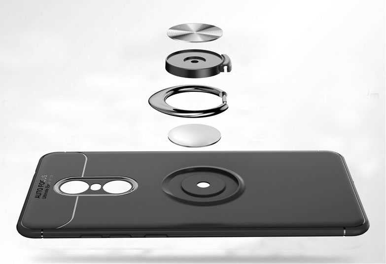 Xiaomi Redmi Note 4X Kılıf Zore Ravel Silikon Kapak Siyah-Mavi
