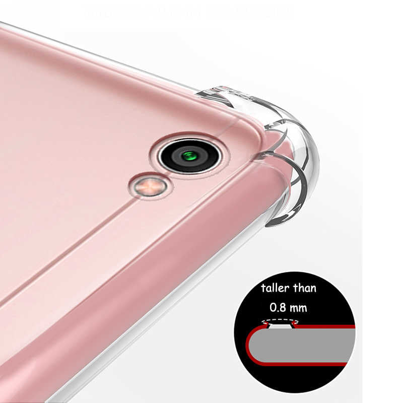 Xiaomi Redmi Note 5A Kılıf Zore Nitro Anti Shock Silikon Renksiz