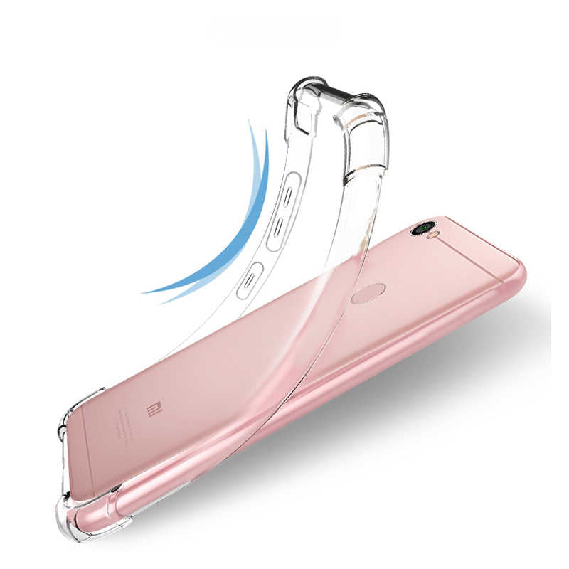 Xiaomi Redmi Note 5A Kılıf Zore Nitro Anti Shock Silikon Renksiz