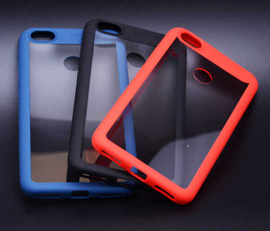 Xiaomi Redmi Note 5A Kılıf Zore Buttom Kapak Mavi
