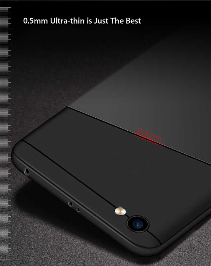 Xiaomi Redmi Note 5A Kılıf Zore İmax Silikon Kamera Korumalı Kırmızı