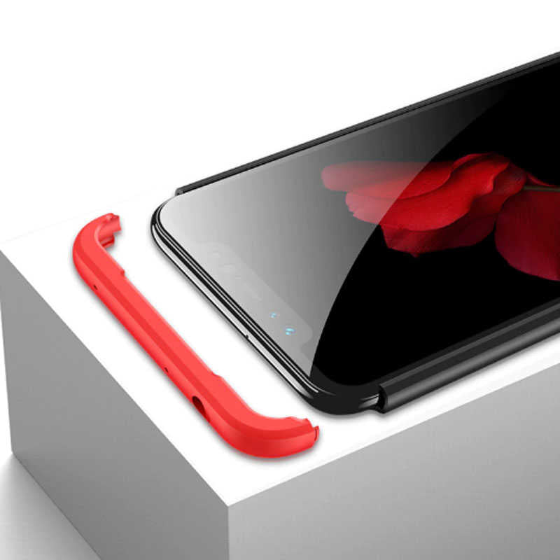 Xiaomi Redmi Note 6 Pro Kılıf Zore Ays Kapak Kırmızı