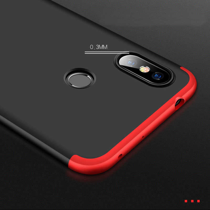 Xiaomi Redmi Note 6 Pro Kılıf Zore Ays Kapak Kırmızı
