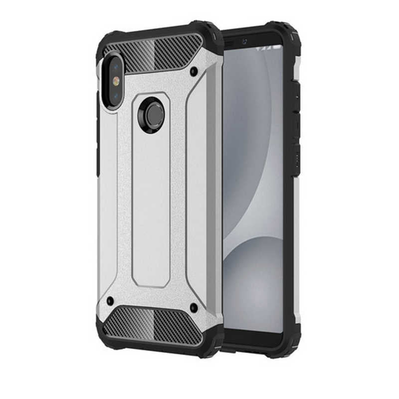 Xiaomi Redmi Note 6 Pro Kılıf Zore Crash Silikon Kapak Siyah