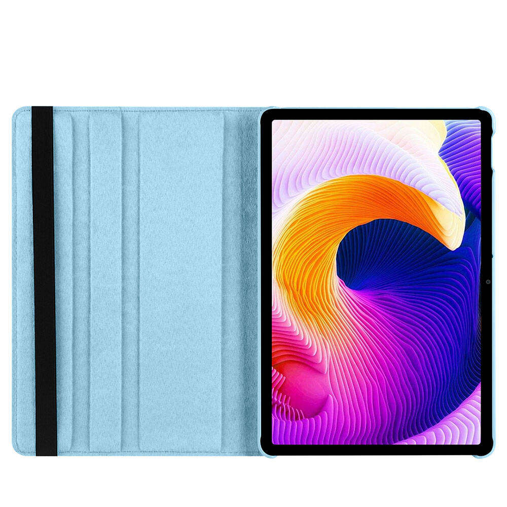 Xiaomi Redmi Pad SE Zore Dönebilen Standlı Kılıf Mor